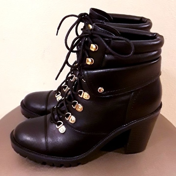 jollyn block heel booties